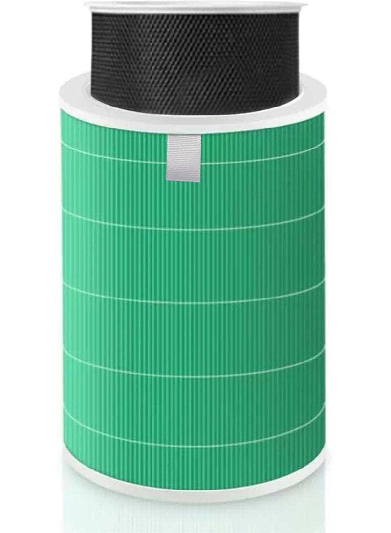 AoMige Antibacterial Version Replacement Filter With Chip Compatible Xiaomi Mi 2S/3/3C/2H/Pro/3H Air Purifier, Pm2.5 Formaldehyde Removal, 3-in-1 H13 True HEPA Filter and Activated Carbon - Image 1